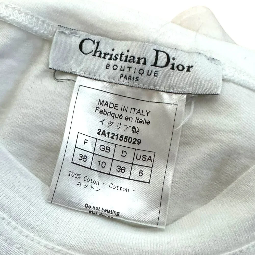Christian Dior F/W 2002 J'Adore Dior Storybook Gaphic T-Shirt - Picture 4 of 5